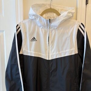Adidas Black and White Women's Jacket